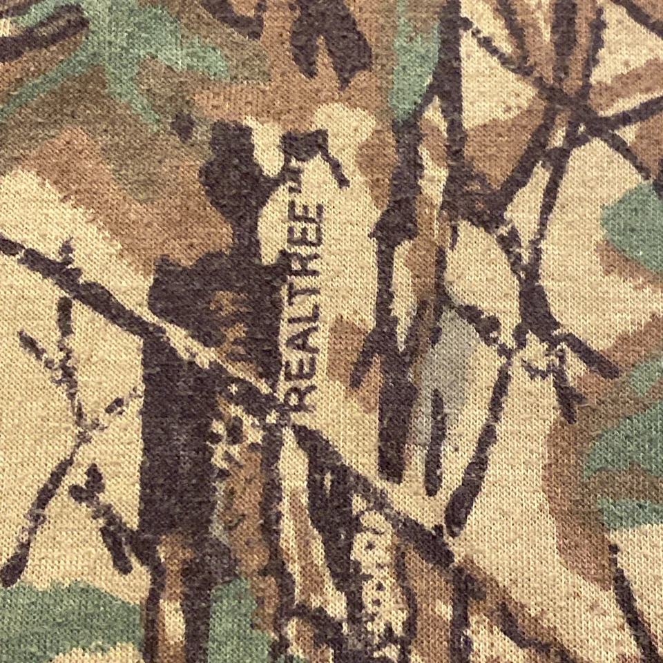 Vintage Cabelas Realtree Camo Henley Long Sleeve Shirt XXL Soft - Image 3 of 4