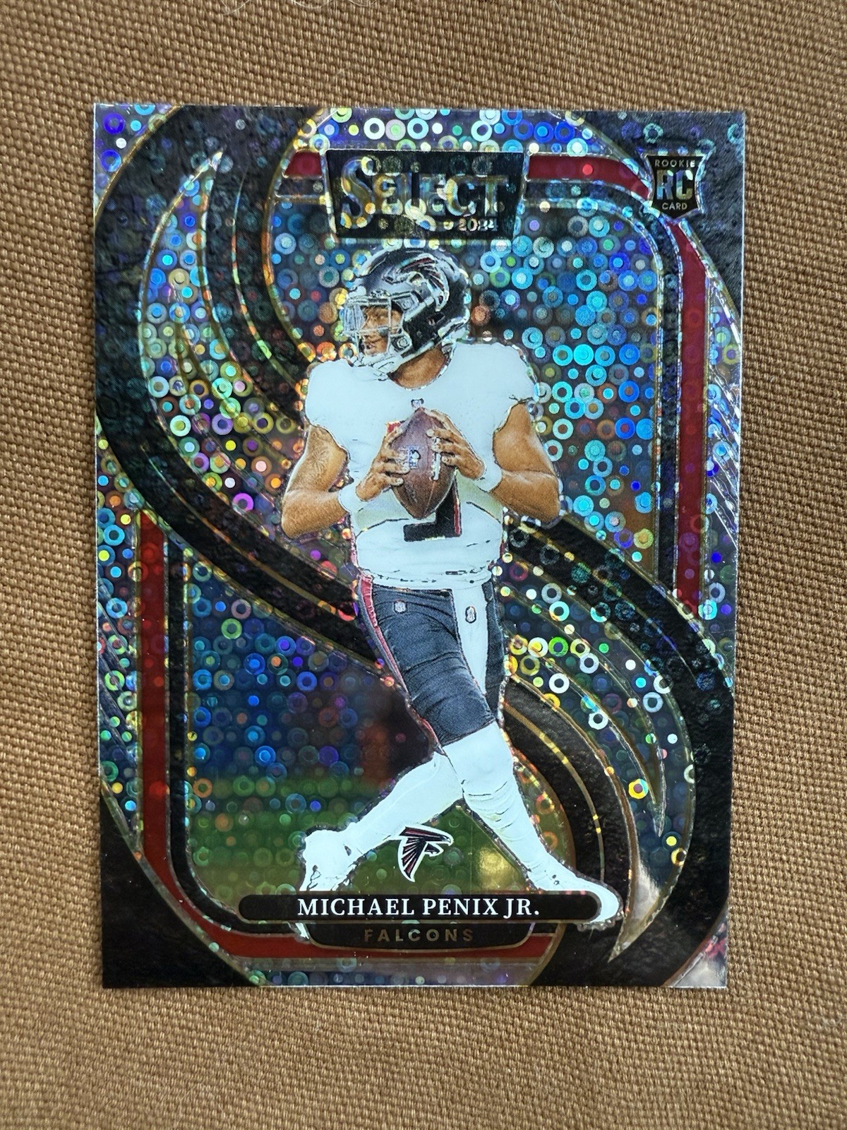 2024 Panini Select - Premier Level Michael Penix Jr. #110 Disco Prizm (RC)