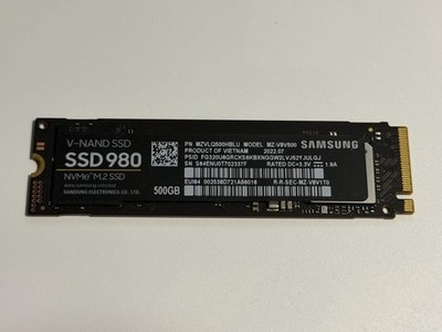 Used - Samsung 512GB M.2 NVMe SSD PCIe Gen3 x4 (MZ-V8V500)