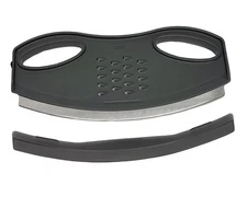 Kuhn Rikon XL Mezzaluna Knife & Grater with Sheath K51500  GRAYPizza