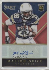 2014 Panini Select Rookie Auto Red Prizm 47/50 Marion Grice #RA-MG Auto 1p5
