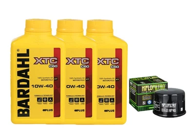 Kit / Entretien pour Yamaha XP 530 Black Max 2012/16 Bardahl XTC 10W40 Huile - Photo 1/4