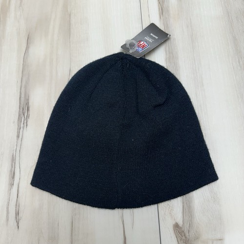 Reebok New York Jets Beanie Knit Hat NFL Black Embroidered - Picture 2 of 2