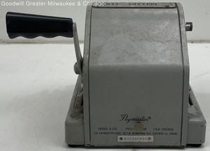 VINTAGE PAYMASTER COUNTING MACHINE UNTESTED