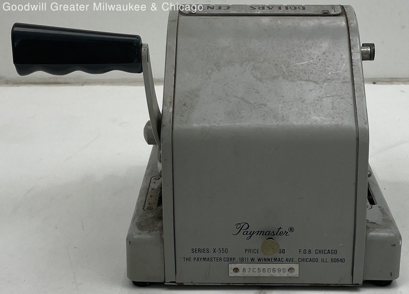 VINTAGE PAYMASTER COUNTING MACHINE UNTESTED