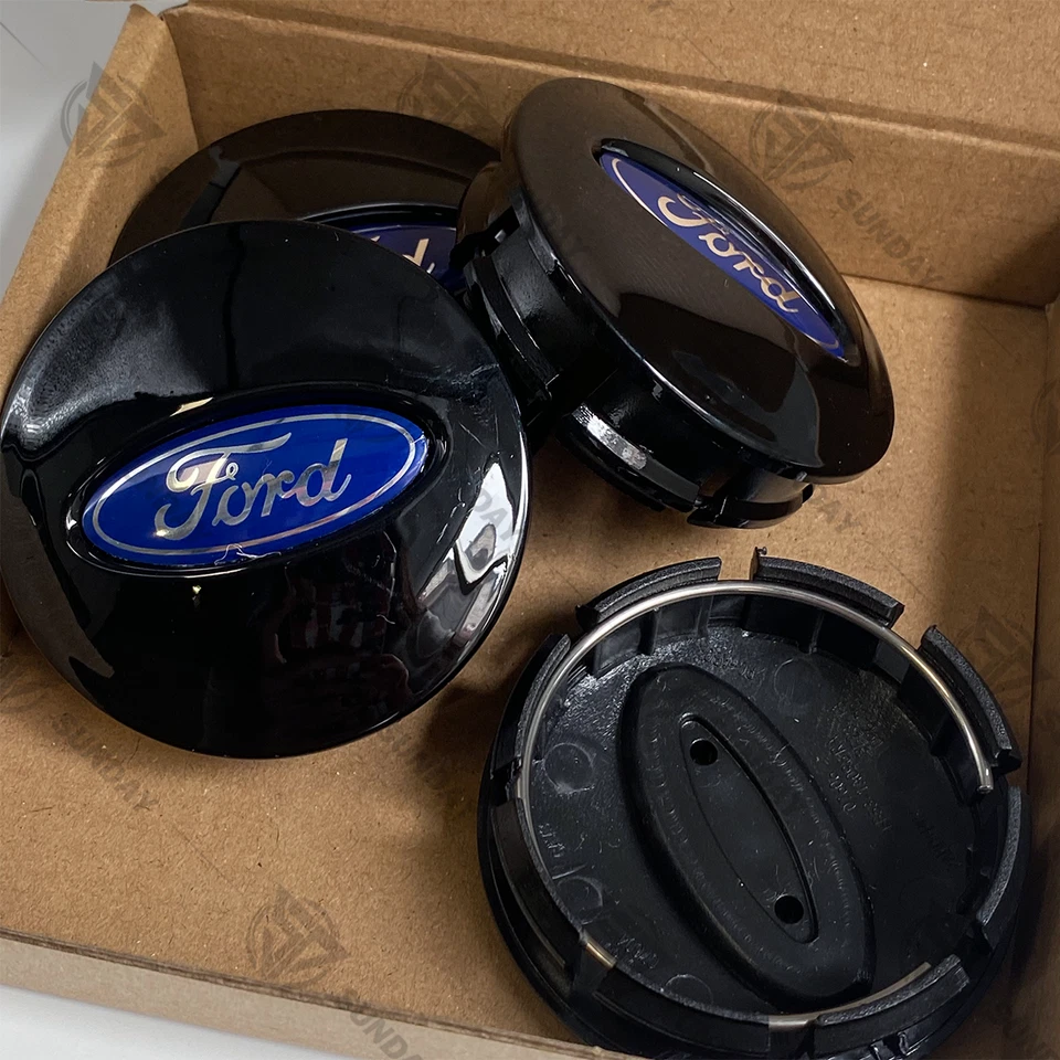 For Explorer Wheel Hub Center Cap Black Blue Cover 2006-2019 2.6inch Wheels - Image 2 of 4