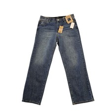 Curve Appeal High Rise Straight Leg Jeans Hampton Blue Size 8 NEW