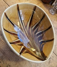 John Shelly Bath Pottery 1950s Mid Century Slipware Bowl