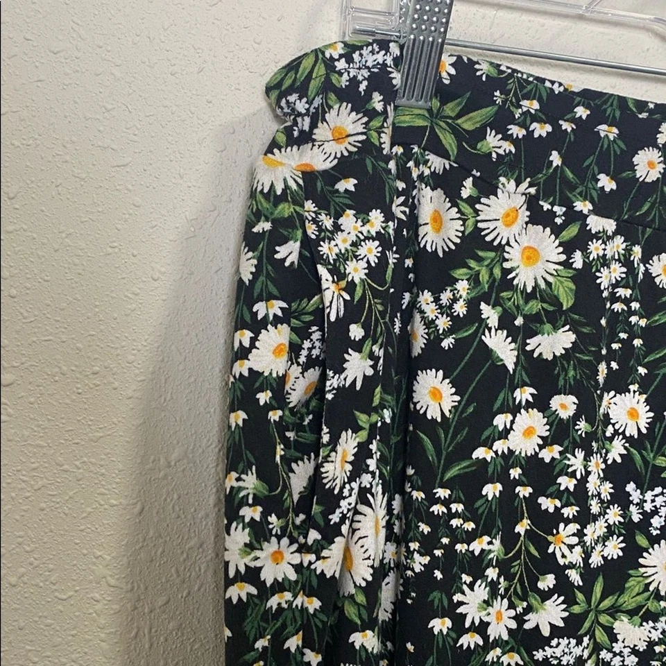 Cuddl Duds Black Floral Elastic Waist Pajama/Loungewear Pants Women's Size XL - Image 4 of 4