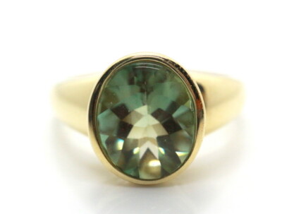 GOLDJUNGE69 * SOGNI D`ORO EDELSTEIN RING (21) ANDESIN 3,25ct.  585er GELBGOLD