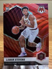 2020-21 Panini Mosaic #238 Lamar Stevens Mosaic Red Wave
