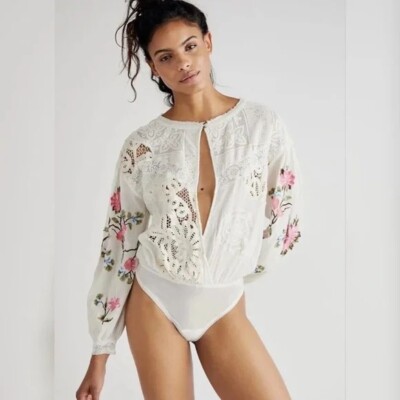Free People Making Harmony Bodysuit Size S D17