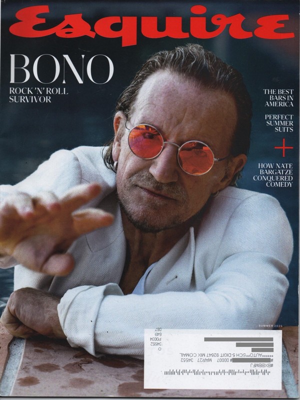 Esquire Bono Bars Suits Nate Bargatze Ocean Vuong Leica Bob Odenkirk Summer 2025