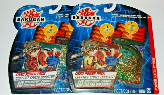 Bakugan Cards- Bakugan Battle Brawlers Card Power Pack Pyrus Lot (2) FREE S/H | eBay