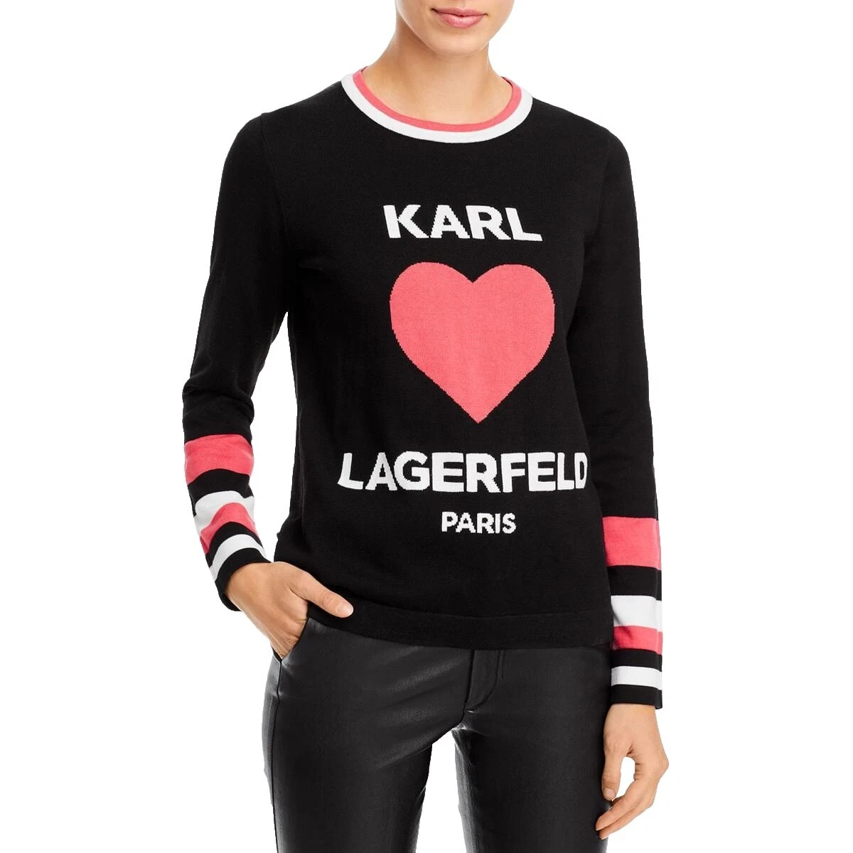Karl Lagerfeld Black Sweaters for Women