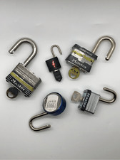 Lot of 5 VNT Master Locks with Key, Combo and New With Key, Vintage, Working
