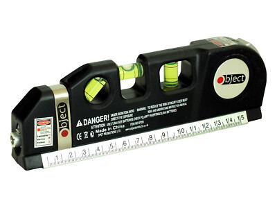 Mehrzweck Laser Wasserwaage Horizontal Vertikal Wasserwaagen 14cm Maßband