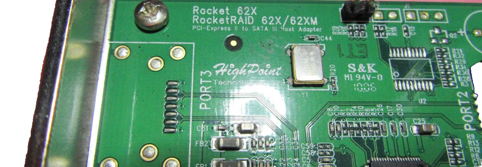 Genuine Highpoint Rocket 62X 620LF 2-Channel PCIe II to SATA III Host Adapter - Image 2 of 3