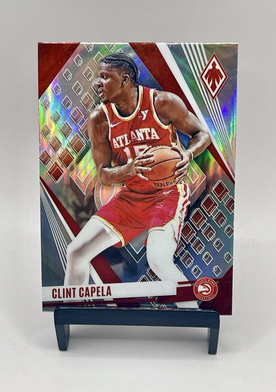 Clint Capela 2023-24 Panini Phoenix Silver Prizm #138 Atlanta Hawks
