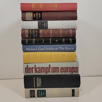 Lot of 10 German Language Books John Steinbeck Ernest Hemingway + more! Hardback