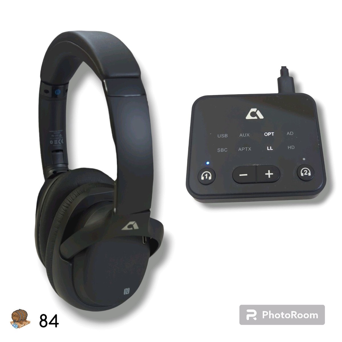 ANKBIT RT5008 Bluetooth Headphone Transmitter Set for TV Audio