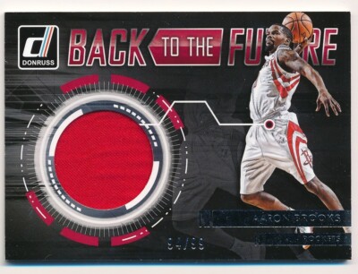 2015-16 Panini Donruss Back to the Future Materials /99 Aaron Brooks #1 Rockets