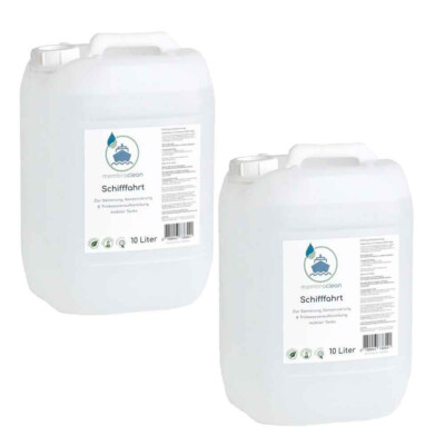 2 x 10 Liter membraclean Trinkwasseraufbereitung Schifffahrt (Boote & Yachten)