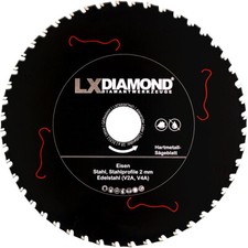 LXDIAMOND Hartmetall S&auml;geblatt 190mm x 30,0 f&uuml;r Eisen Stahl Edelstahl V2A V4A