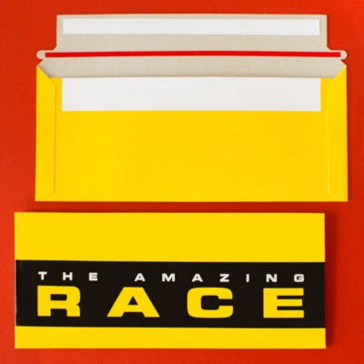 Amazing Race Tear-Strip gelbe Umschläge - 10er Set - Bild 1 von 3