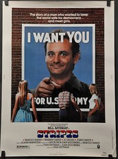 STRIPES 1981 Original 30X40 MOVIE POSTER BILL MURRAY JOHN CANDY HAROLD RAMIS