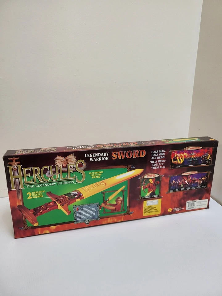 Hercules Legendary Journeys 1995 - Espada electrónica Legendary Warrior Foto 2 de 2