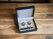 Houston Texans Cufflinks, Tie Clip, Or Complete Set
