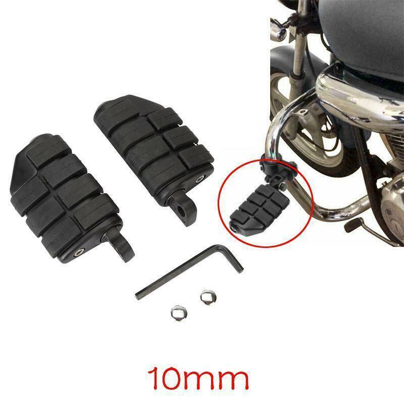 paypay Black Highway Foot Pegs Pedals Footrest For Harley Davidson