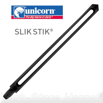6 Ersatz-Tops für Unicorn SLIKSTIK Phase 5 Aluminium, schwarz