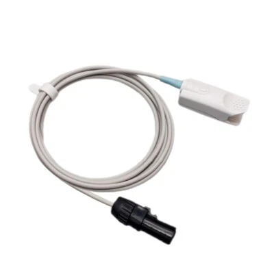 FHY Compatible 8776-00 Novametrix 7pin Reusable Adult Clip SpO2 Sensor Cable Medical