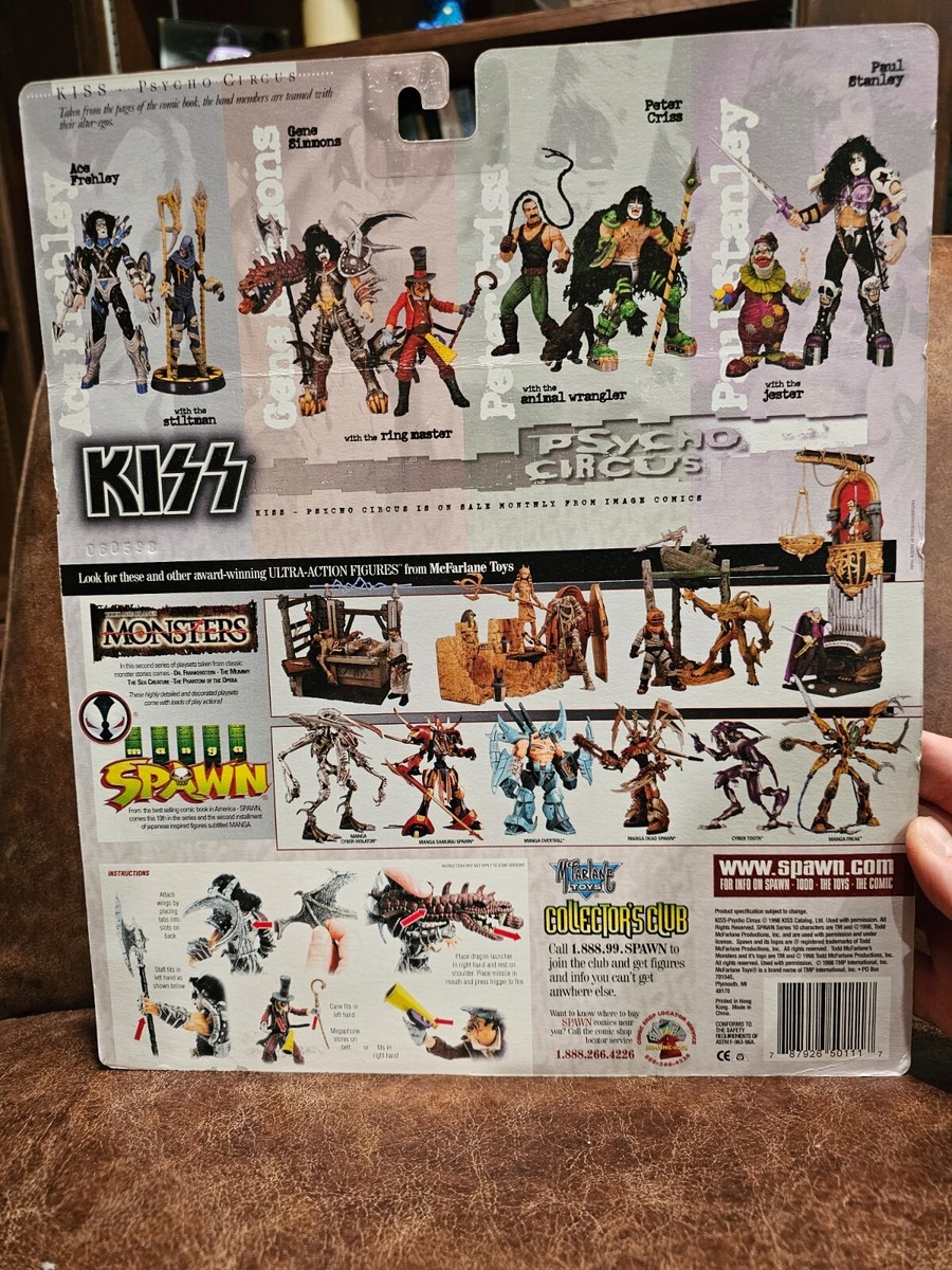 KISS Gene Simmons ~The Ring Master Psycho Circus McFarlane Toys
