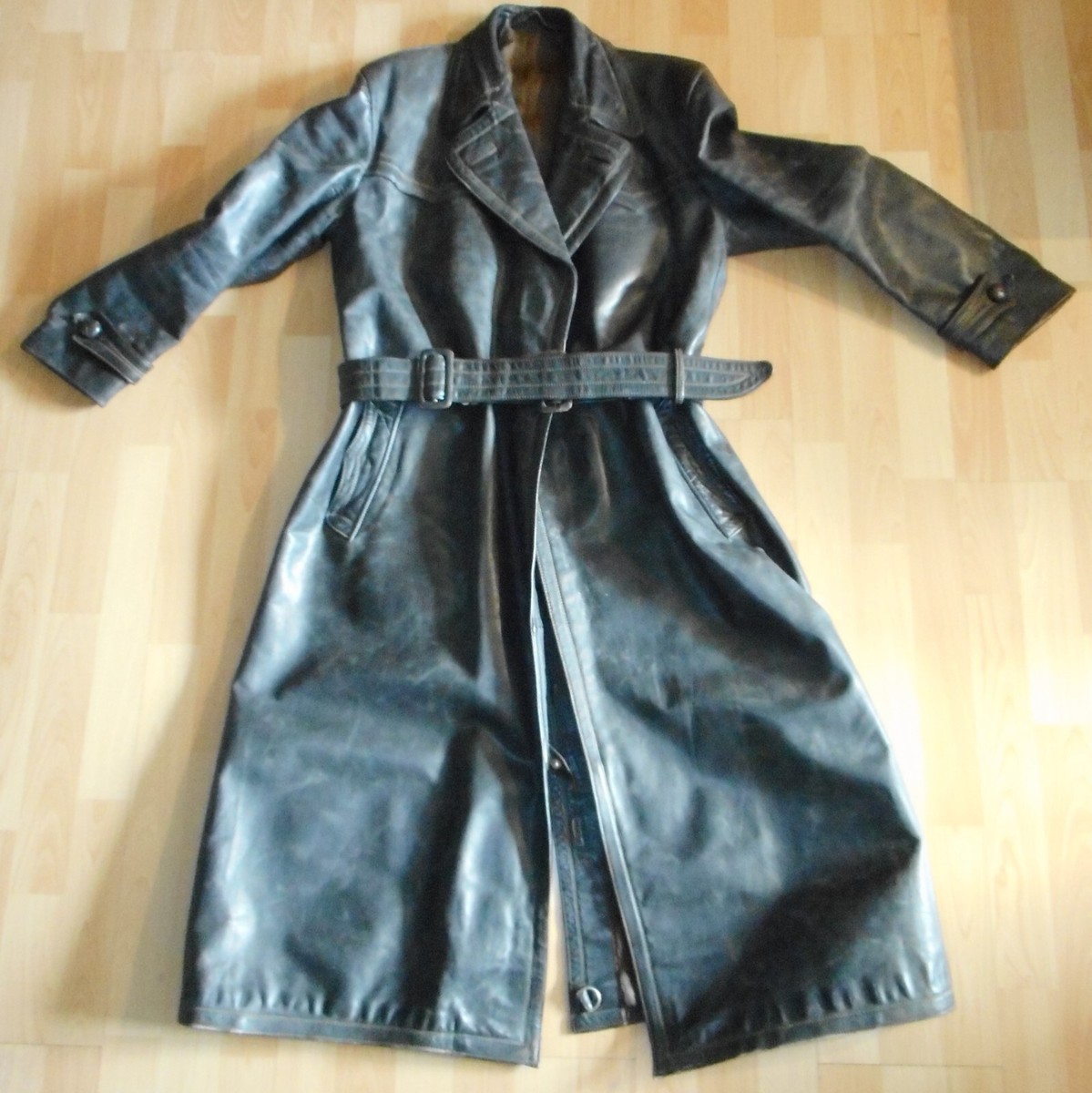 motor rad mantel vintage 50 er jahre HARRO leder bekleidung gerberei xl  oldtimer