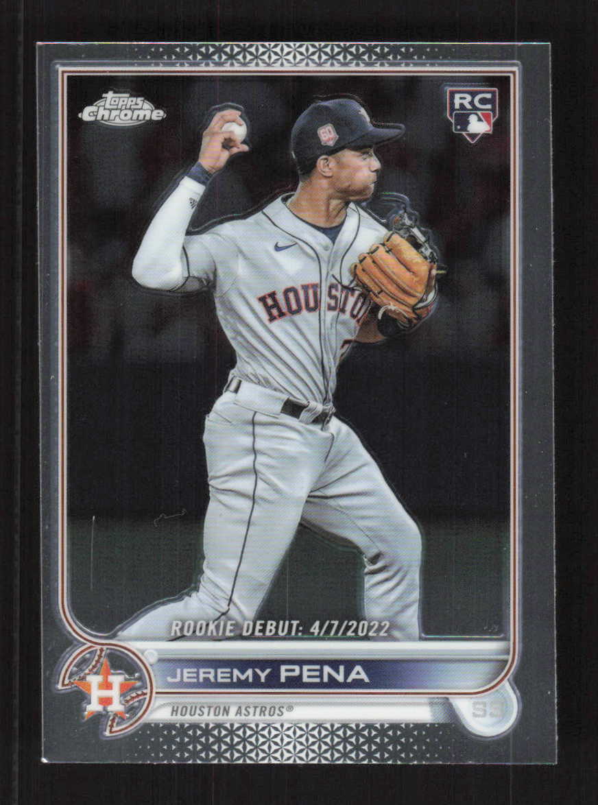 Jeremy Pena 2022 Topps Chrome Update Houston Astros #USC126 | eBay