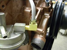 19661967 Oldsmobile Cutlass442 L-69 Tri Power Fuel Pump To Carb Brass Fitting 19661967 Oldsmobile Cutlass442 L-69 Tri Power Fuel Pump To Carb Brass Fitting