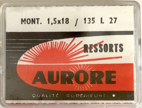 Ressort De Barillet (mainspring) 770, Dimensions 7x0,29x760x23, Pour Mouvement 8 Jours (neuf)
