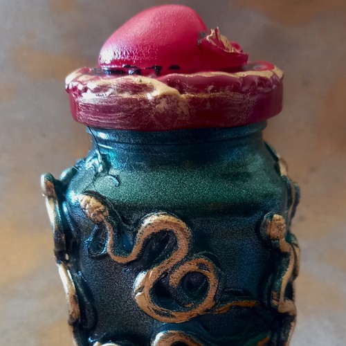 set altare incantesimi stregoneria rituali magia wicca kit vaso mela serpenti - Picture 7 of 12