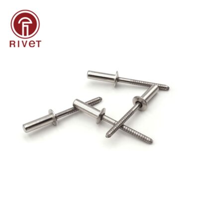M3.2 200PCS DIN EN ISO 16585 Round Head Closed End Blind Rivet Sealed Hollow 