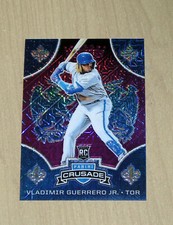 2019 Panini Chronicles Purple Crusade Prizm Rookie Vladimir Guerrero #21 64/75