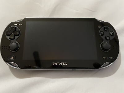 SONY PS Vita PCH-1100 3G Wi-Fi model Console Crystal Black w