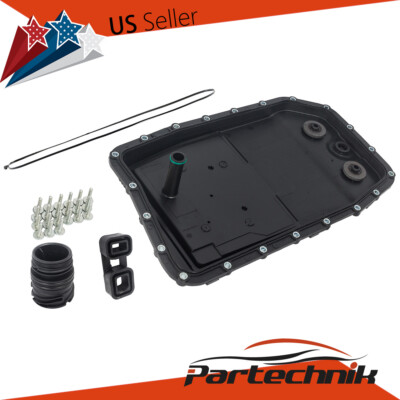 6HP26 Auto Transmission Oil Pan w/ Gasket Bolt O-ring Adaptor For BMW Land Rover