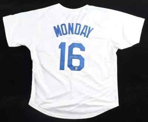 Rick Monday Signed Los Angeles Dodgers Jersey (Beckett) 1981 World Series Champs