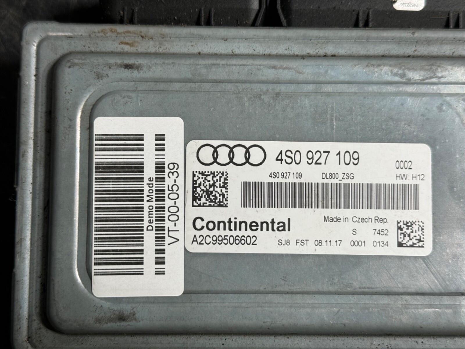 17-22 AUDI R8 PLUS QUATTRO TRANSMISSION CONTROL MODULE 4S0 927 109 OEM