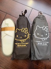 Hello Kitty Slippers - EVA Airways set of 3 pairs - NEW