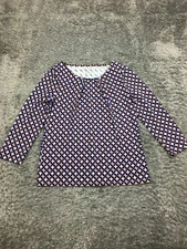 Talbots Long Sleeve Shirt Womens Size Small Stretch Top Blouse