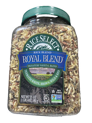 Rice Select Royal Blend - White Brown And Red - Case Of 4 - 21 Oz.